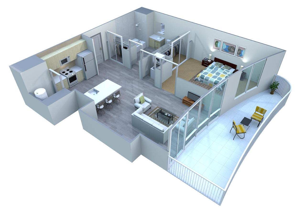 Placemakr Premier Sobro Nashville Exteriér fotografie 3D floor plan