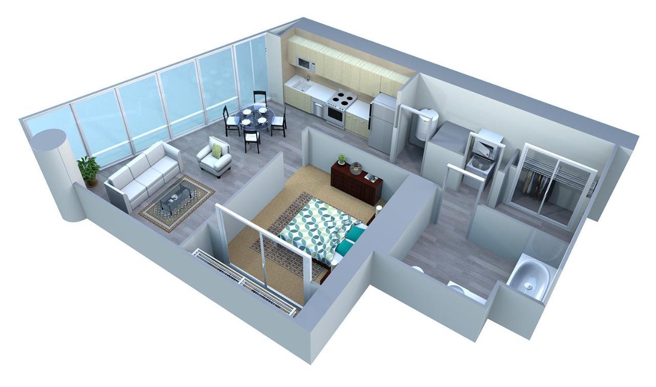 Placemakr Premier Sobro Nashville Exteriér fotografie 3D floor plan