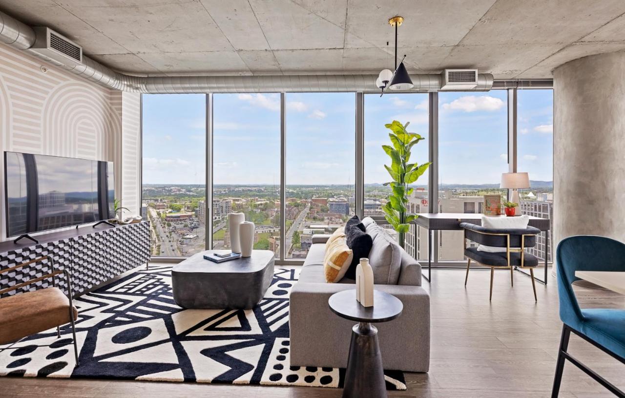 Placemakr Premier Sobro Nashville Exteriér fotografie A staged apartment at The Van Alen